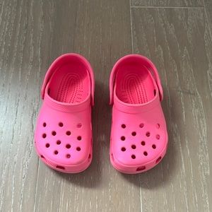 Pink Crocs Toddler Size 6/7